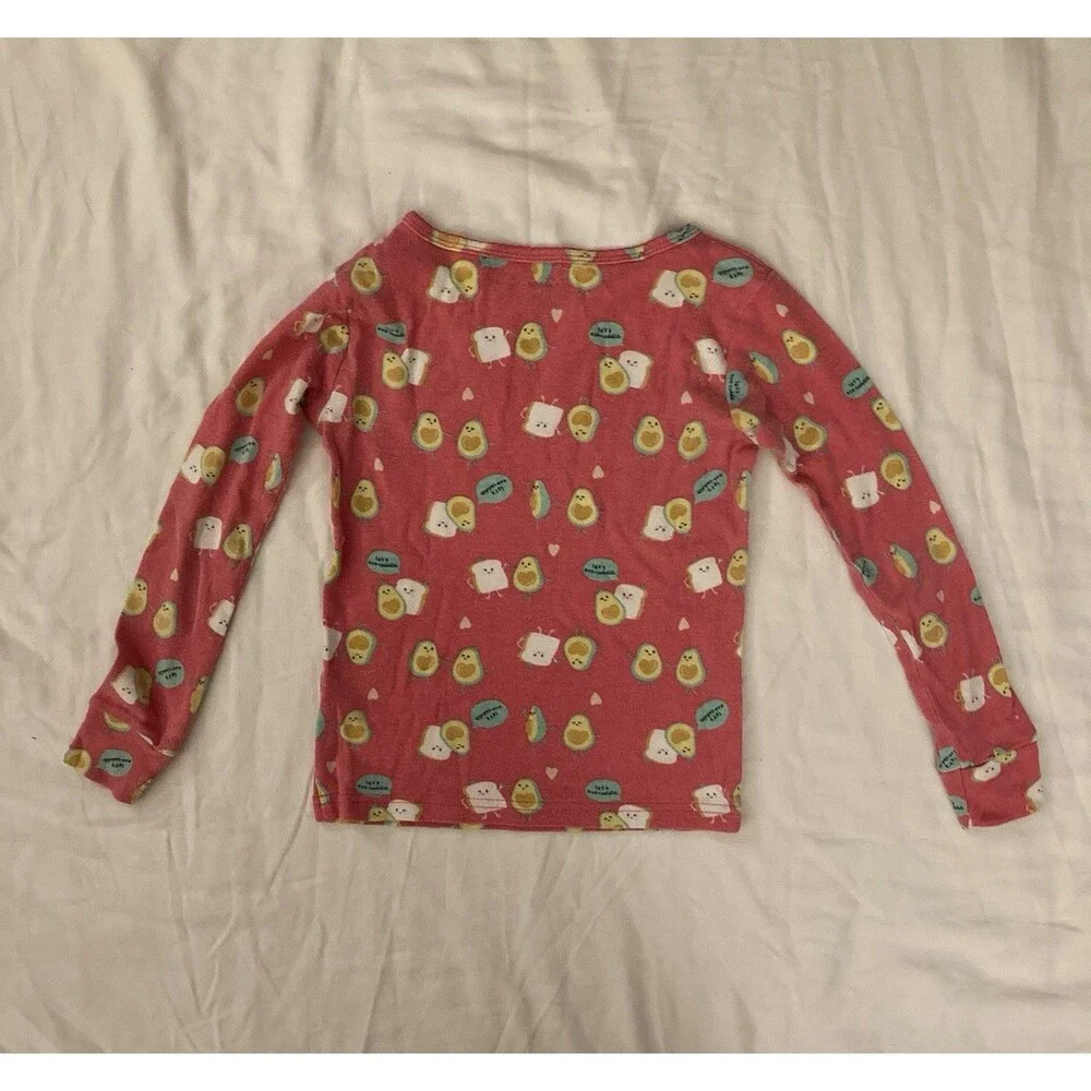 5T Carter’s girl clothes - 2 piece outfit | avocado & toast theme